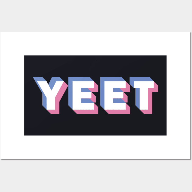 Yeet Meme Sport Lover Gift Wall Art by MasliankaStepan